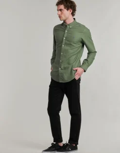 CHEMISE AJUSTEE SLIM FIT EN OXFORD LEGER