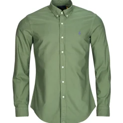 CHEMISE AJUSTEE SLIM FIT EN OXFORD LEGER