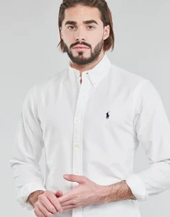 CHEMISE AJUSTEE SLIM FIT EN OXFORD LEGER