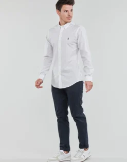 CHEMISE AJUSTEE SLIM FIT EN POPELINE UNIE