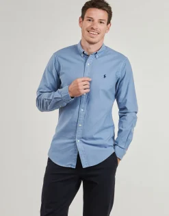 CHEMISE AJUSTEE SLIM FIT EN OXFORD LEGER
