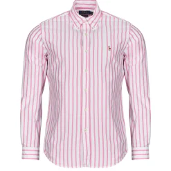 CHEMISE COUPE DROITE EN OXFORD RAYEE