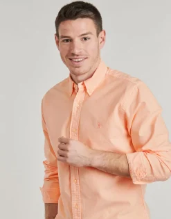 CHEMISE DROITE CUSTOM EN OXFORD LEGER TEINTURE MINERALE