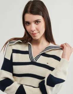 CO CARDI STITCH OPEN POLO SWT LS