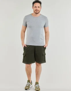 CONTRAST STITCH CARGO SHORT