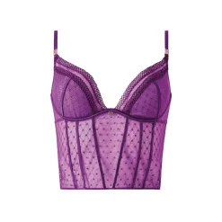 Corset armatures violet Cléo