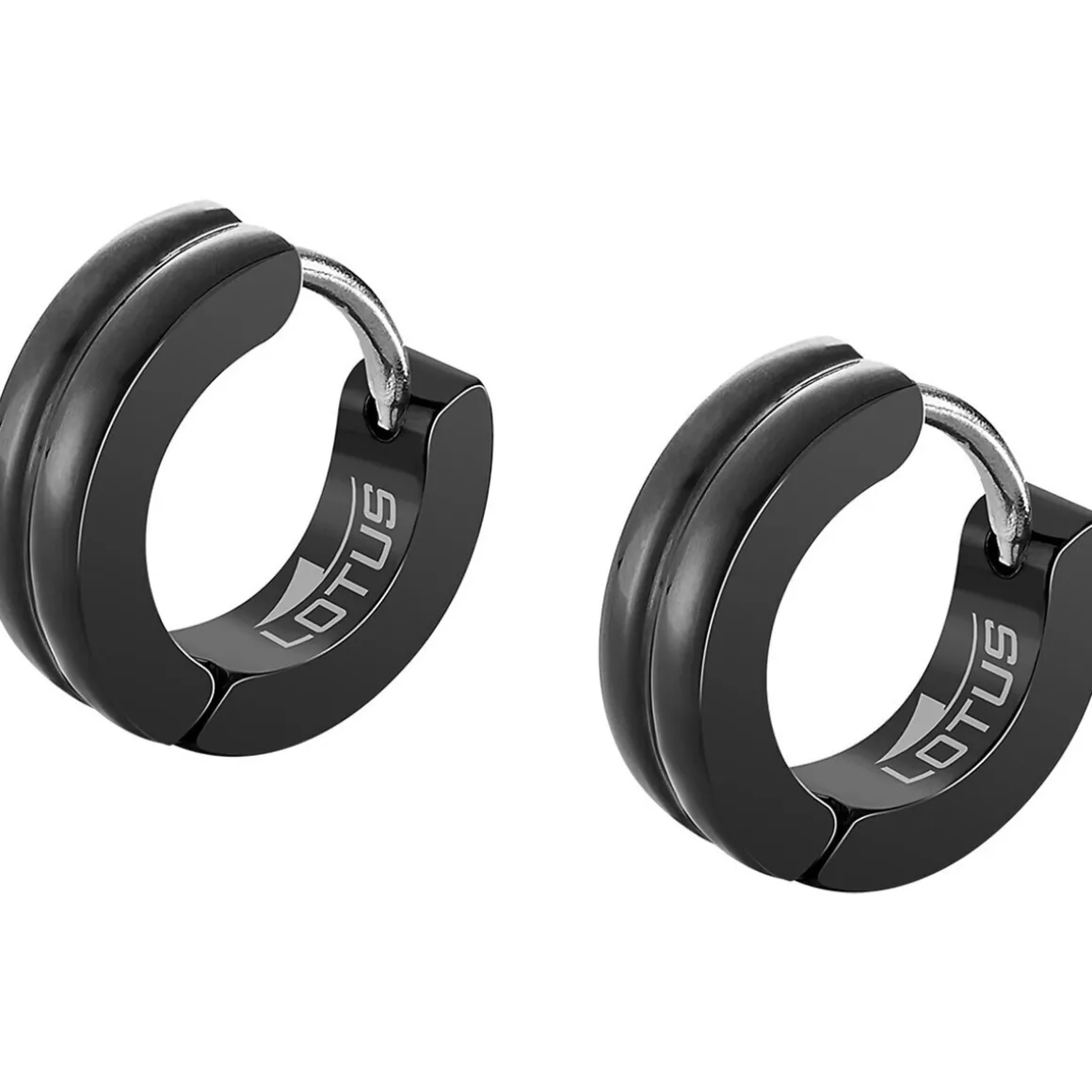 Créoles homme Style noirfil 4 mm