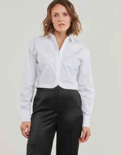crop poplin shirt