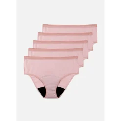 Culottes menstruelles taille haute, lot de 5