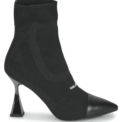 DEBUT MIX KNIT ANKLE BOOT