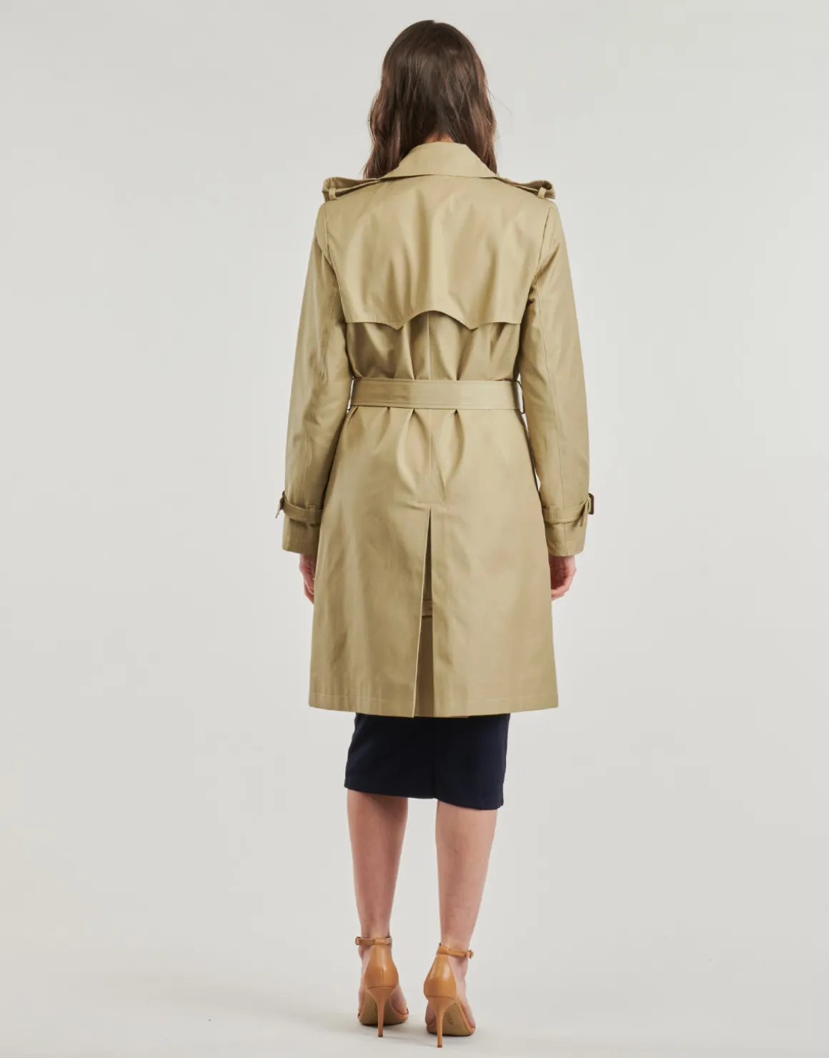DOUBLE BELT LINED COAT