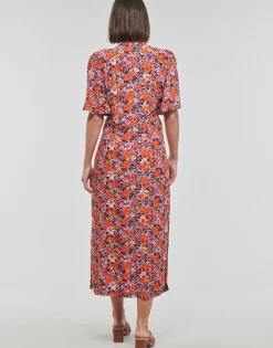 DRESS MIDI AOP