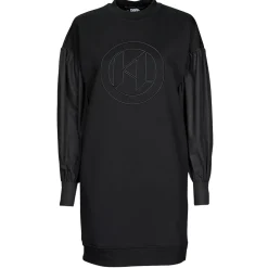 FABRIC MIX SWEATDRESS