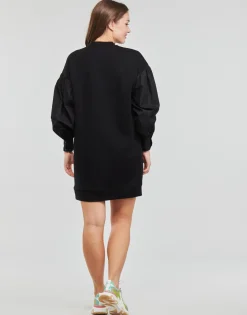 FABRIC MIX SWEATDRESS