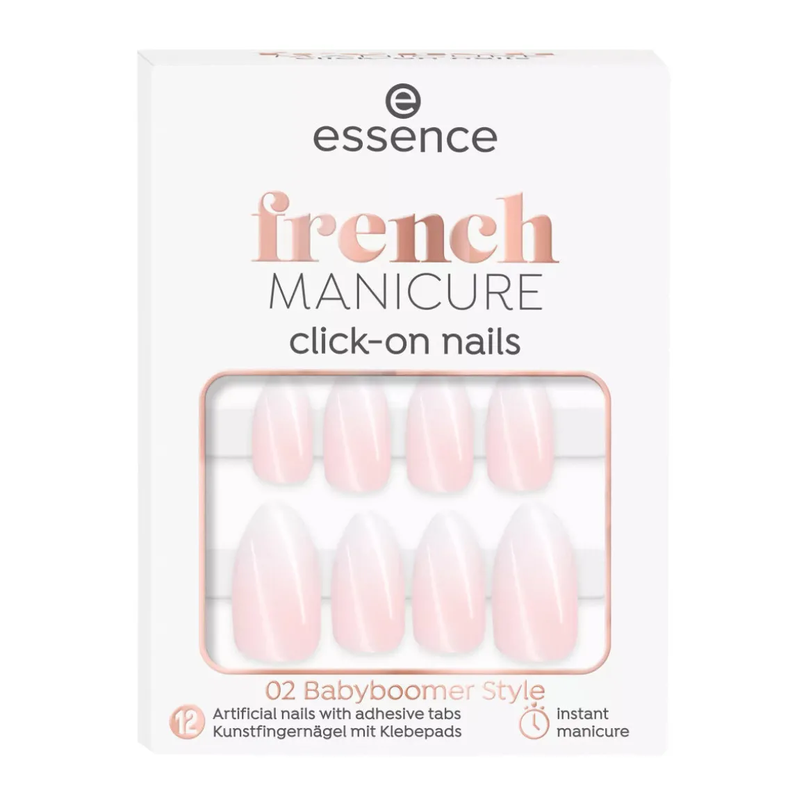 Faux Ongles French Manicure Click-on - 02 Babyboomer St