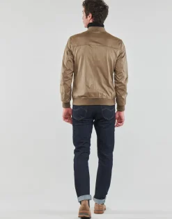 FAUX SUEDE HOODED BOMBER