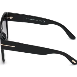 FT0847 RENEE Lunettes de soleil, Noir/Fumée, 52 mm