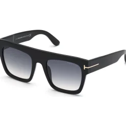 FT0847 RENEE Lunettes de soleil, Noir/Fumée, 52 mm