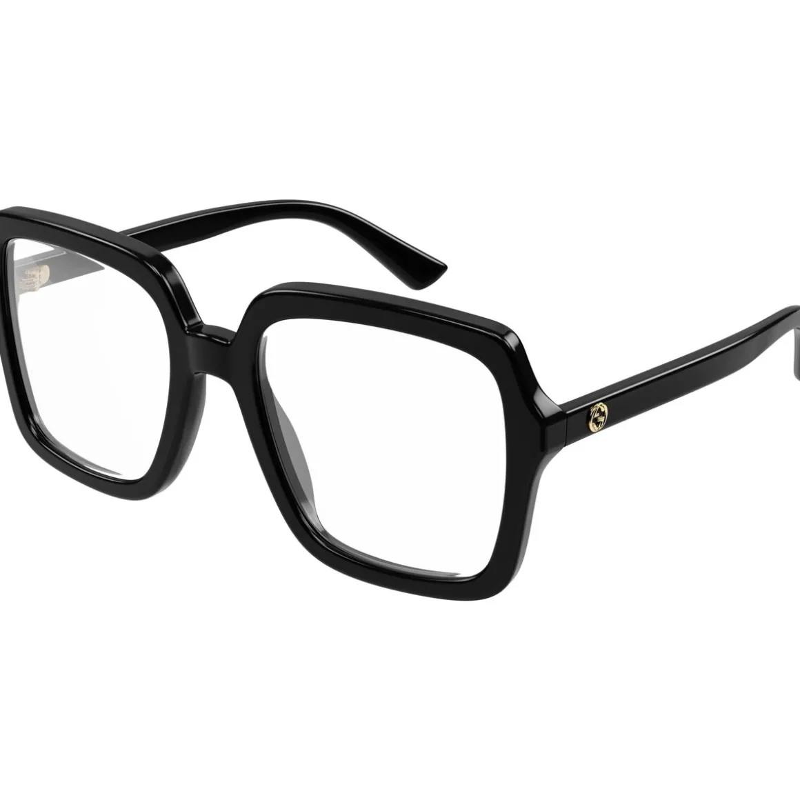 GG1318O Cadres Optiques, Noir/Transparent, 55 mm