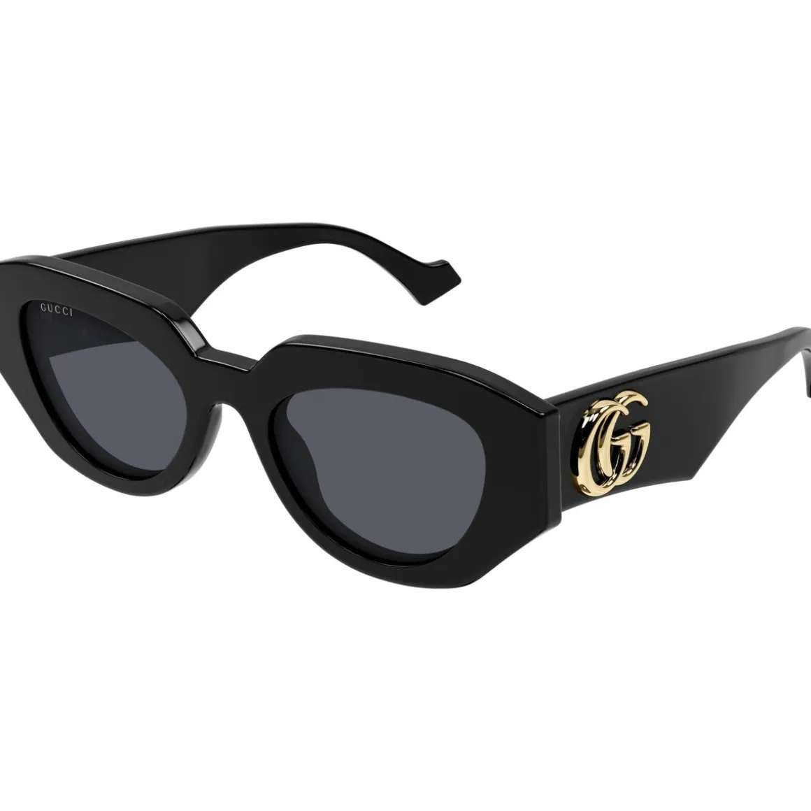 GG1421S Lunettes de soleil, Noir/Gris, 51 mm