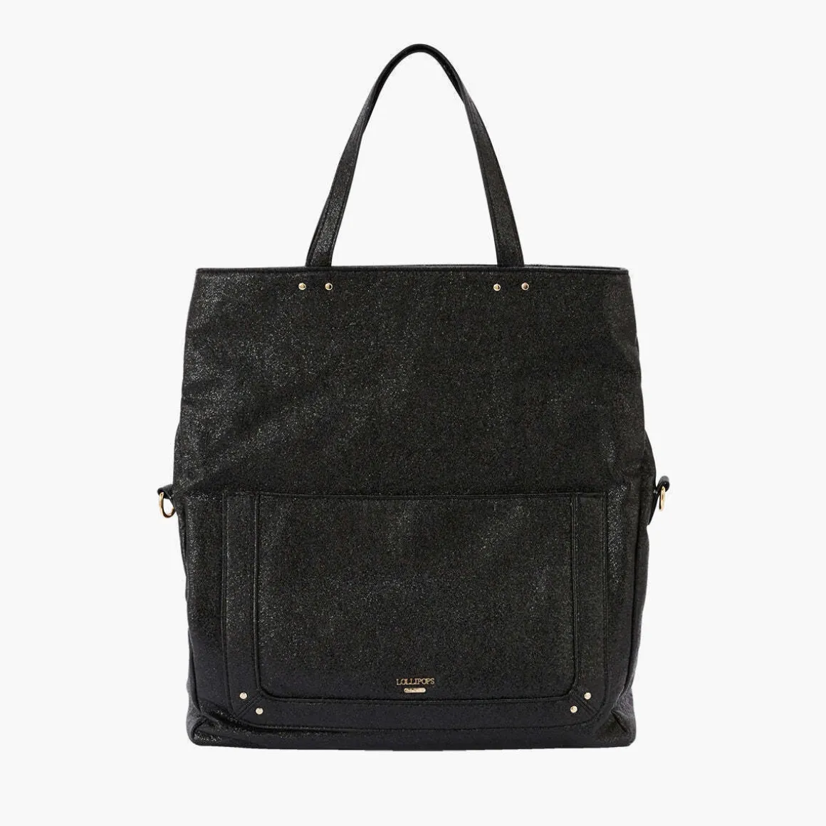 Grand sac shopper noir Pasqua