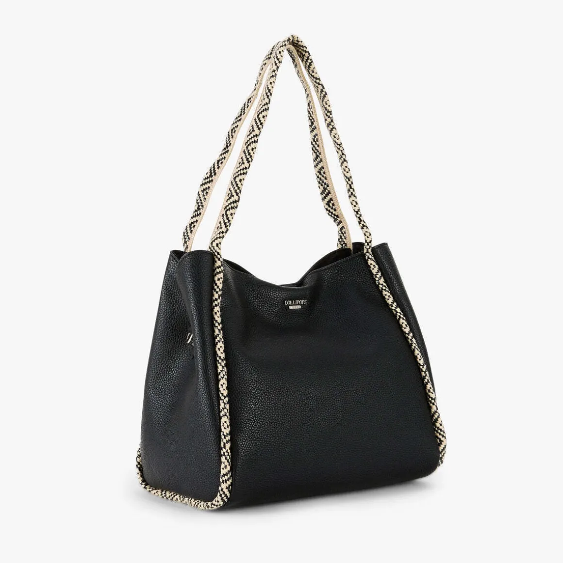 Grand sac shopper noir Pema