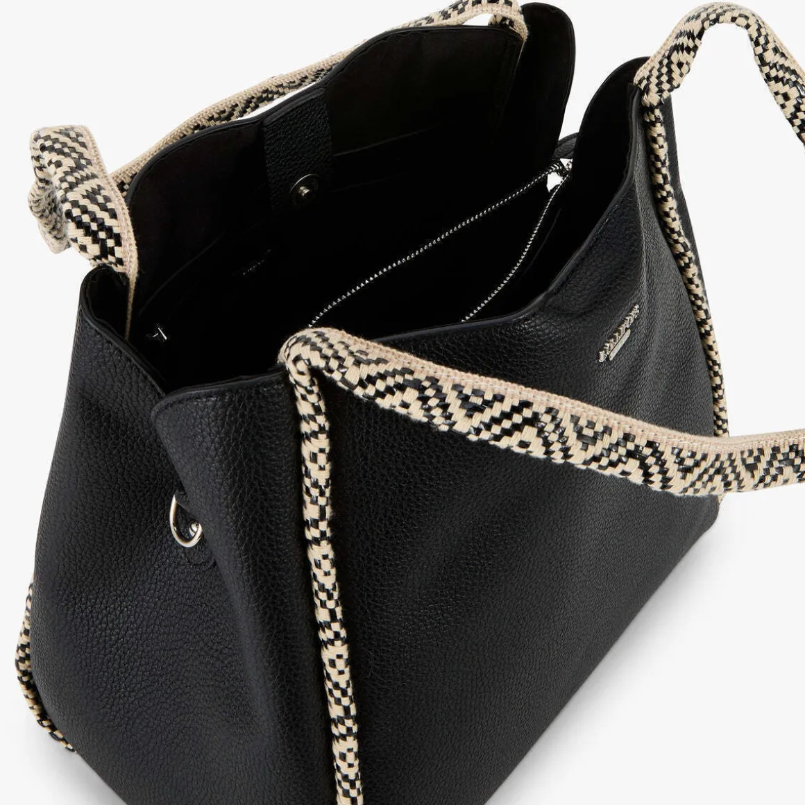 Grand sac shopper noir Pema