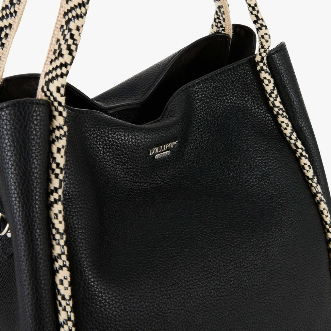 Grand sac shopper noir Pema