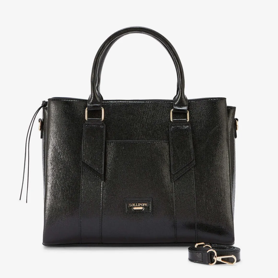 Grand sac shopper noir Romane