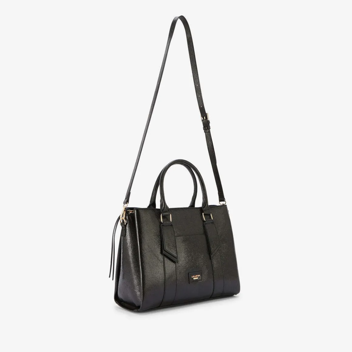 Grand sac shopper noir Romane