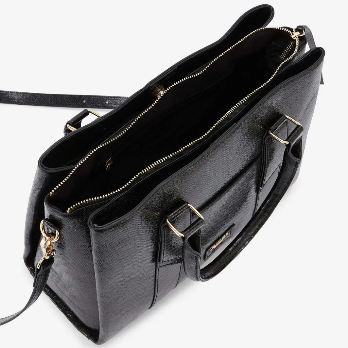 Grand sac shopper noir Romane