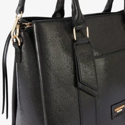 Grand sac shopper noir Romane