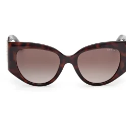 GU00202 Lunettes de soleil, Havana/Marron, 54 mm
