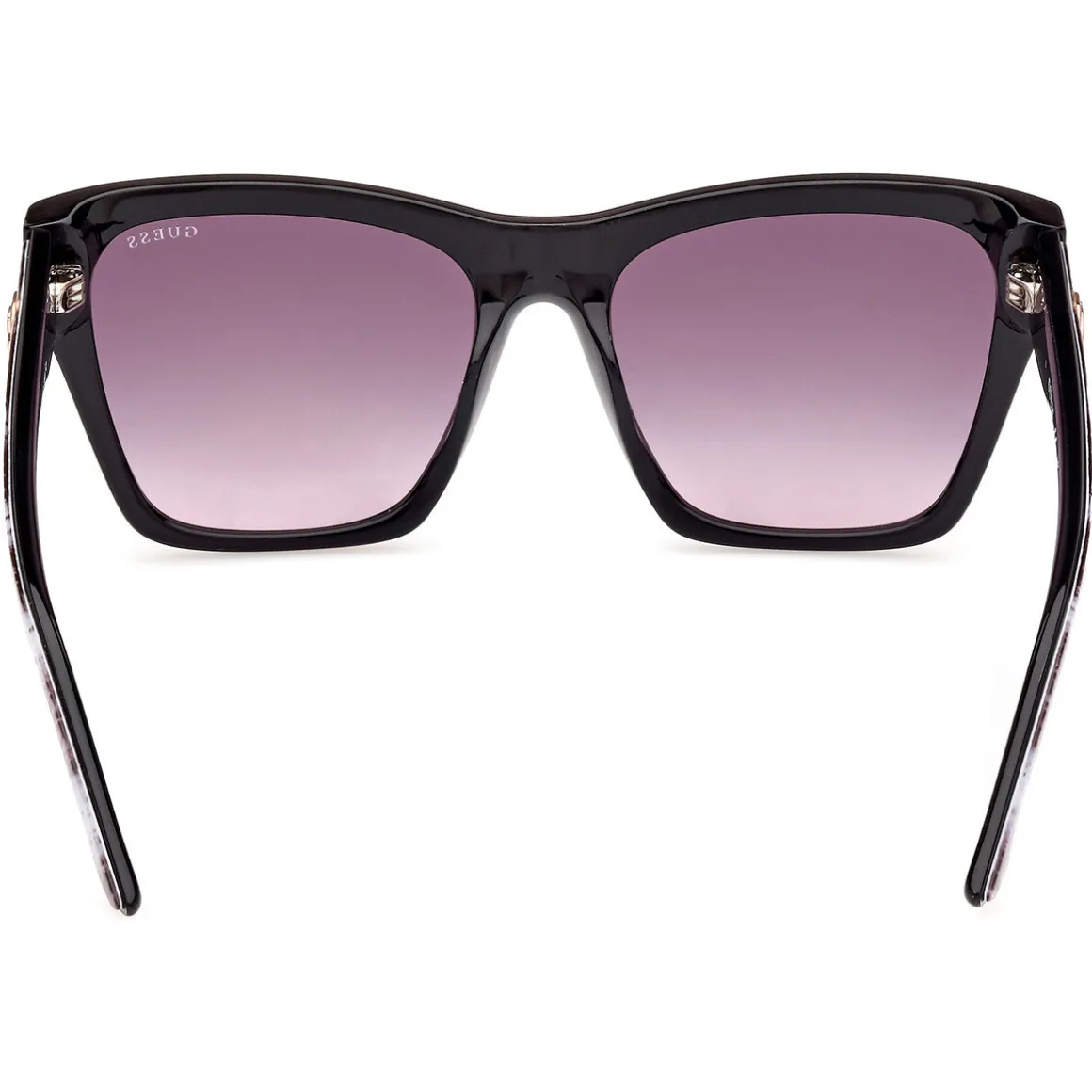 GU00113 Lunettes de soleil, Noir/Fumée, 55 mm