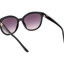 GU7877 Lunettes de soleil, Noir/Fumée, 56 mm