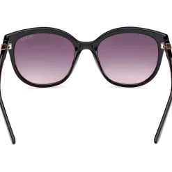 GU7877 Lunettes de soleil, Noir/Fumée, 56 mm