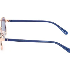 GU00116 Lunettes de soleil, Or/Bleu, 51 mm
