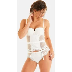 Guêpiere ivoire Pièce Montée