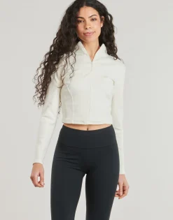 HALF-ZIP MOCK NECK LONG SLEEVE TOP