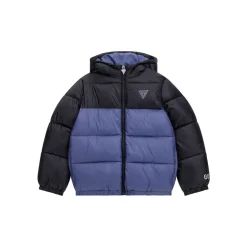HOODED LS PADDED PUFFER W/ZIP