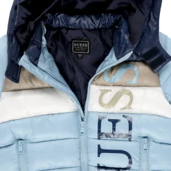 HOODED PADDED LS PUFFER W/ZIP