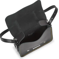 7in/18cm Satchel Black Kiev & Black Smooth