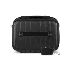 Kuferek Podróżny Mały Abs STL902 Czarny