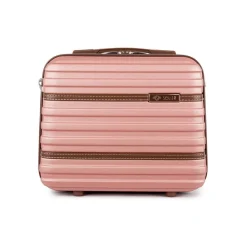 Kuferek Podróżny Mały Abs Stl957 Różowy