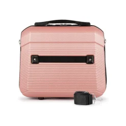 Kuferek Podróżny Mały Abs Stl945 Różowy