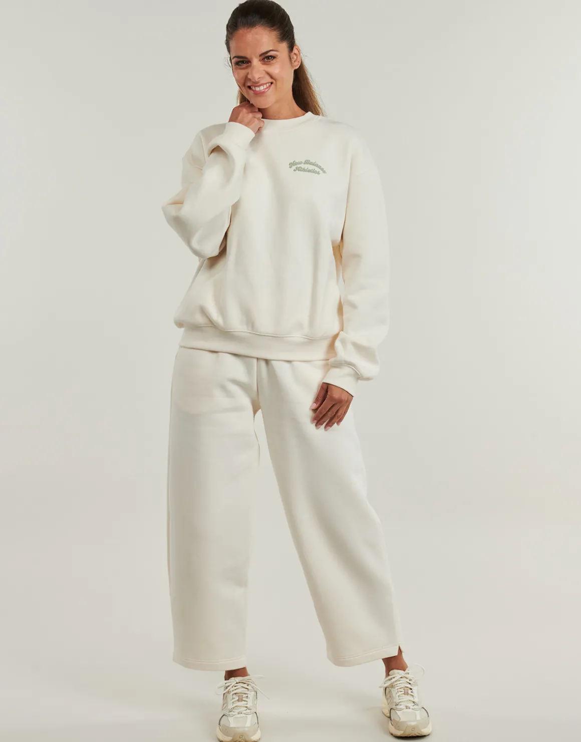 LINEAR HERITAGE FLEECE CREW