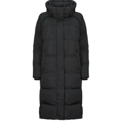 LONGLINE HOODED PUFFER COAT