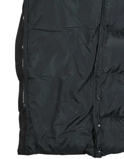 LONGLINE HOODED PUFFER COAT