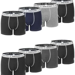 Lot de 8 boxers homme en coton