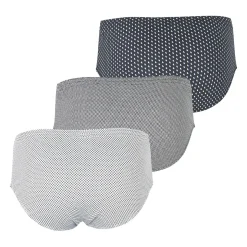 Lot de 3 slips taille haute fermé homme Trio Fantaisie